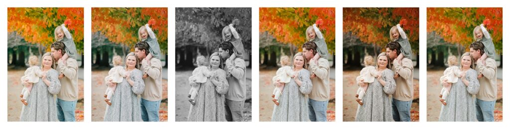 Lightroom Preset comparison from private editor Shannon Roselius